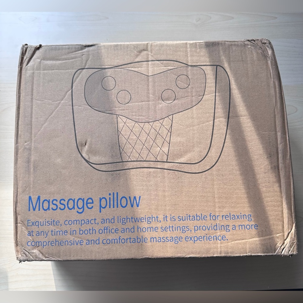 Massage Pillow Designed to be compact & lightweight for home or office use